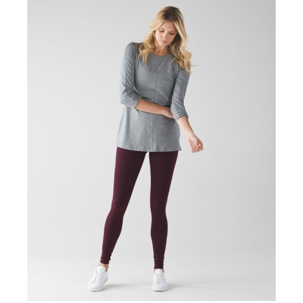 Lululemon Wunder Under Pant (Hi-Rise) Bordeaux Drama 4